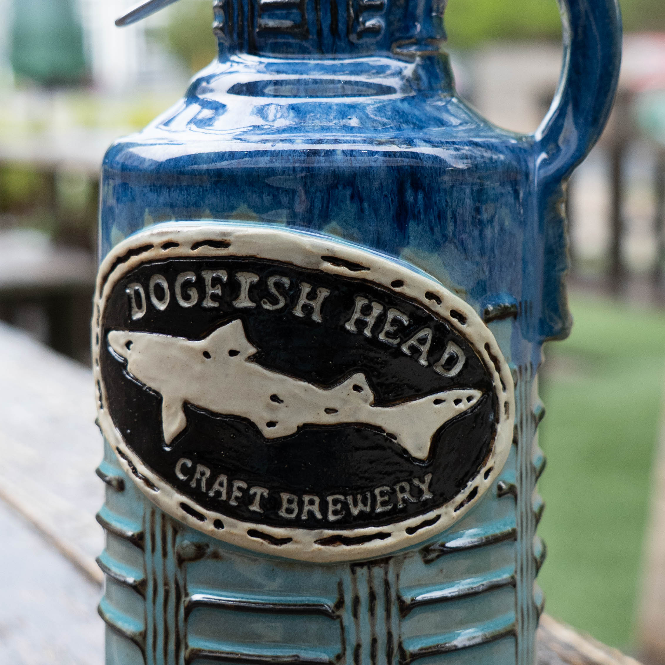 Blue Gradient Ceramic Growler – Dogfish Head