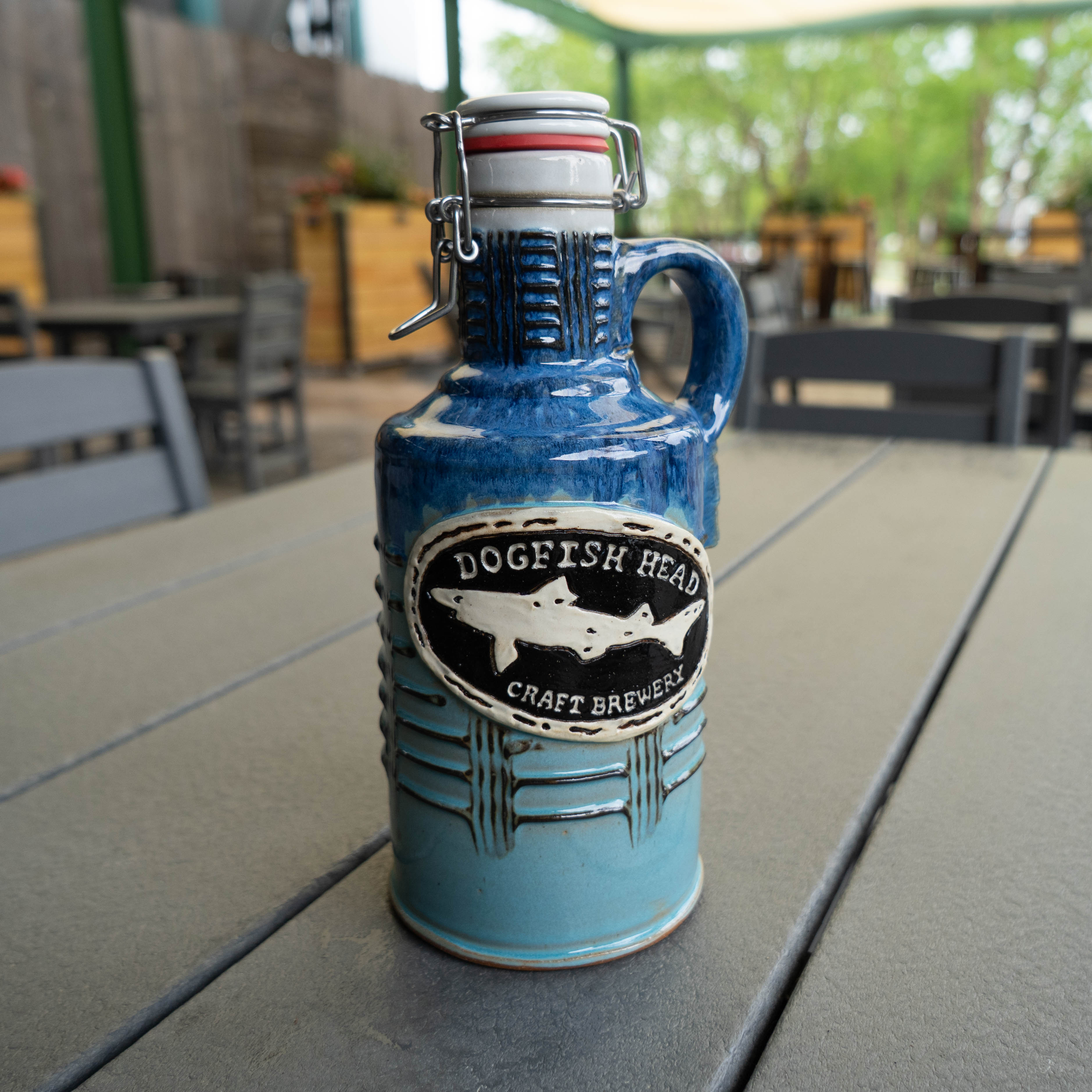 Blue Gradient Ceramic Growler – Dogfish Head