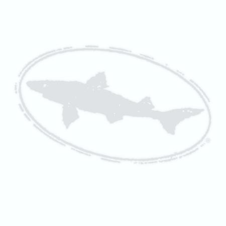 White dogfish Head shark and shield logo