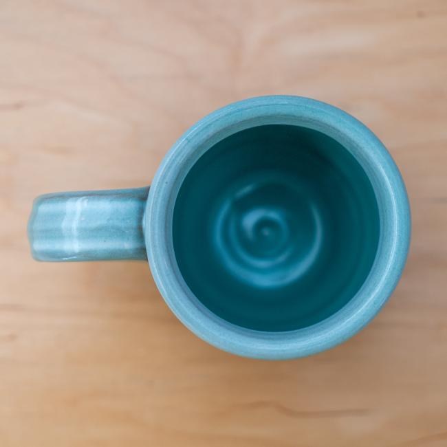 Image of the inside of the empty mug.