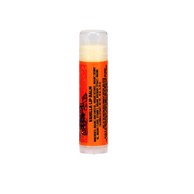 Punkin Ale lip balm ingredients list.